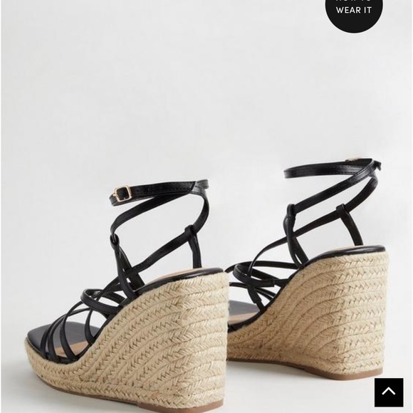 Lace Up Strappy Platform Wedge - Picture 3 of 3